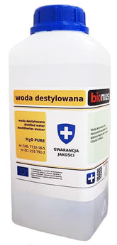 Destilliertes Wasser 1000ml BIOMUS - ChemMarkt.de